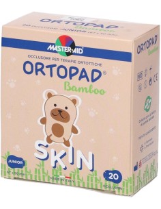 Ortopad Skin Junior Cerotto Oculare per Ortottica 20 Pezzi