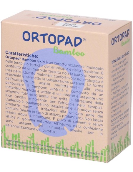 Ortopad Skin Junior Cerotto Oculare per Ortottica 20 Pezzi