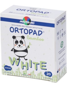 Ortopad Cerotto Oculare Ortottica Bianco Junior 20 Pezzi
