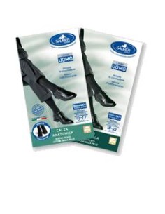 CALZA UOMO COTONE 140 DENARI GRANDE BLU