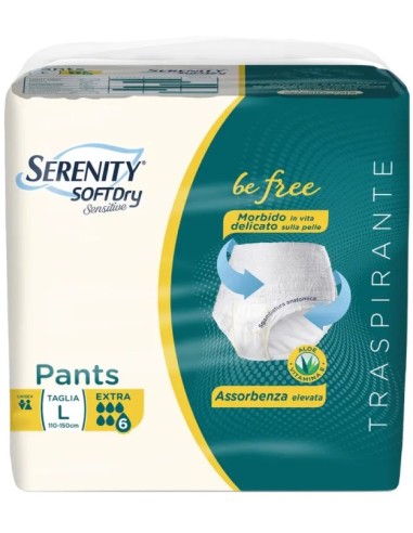 Serenity Soft Dry Sensitive Pants Extra Taglia...