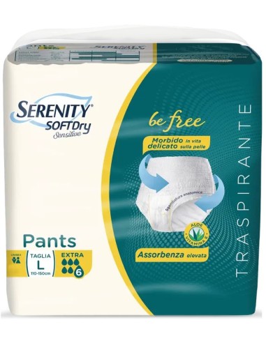 Serenity Soft Dry Sensitive Pants Extra Taglia...