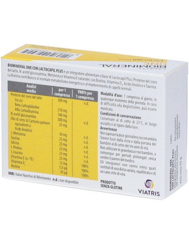 Biomineral One Lacto Plus 30 Compresse