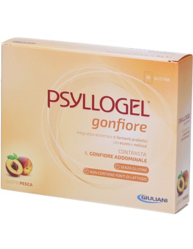 Psyllogel Gonfiore Pesca 10 Bustine