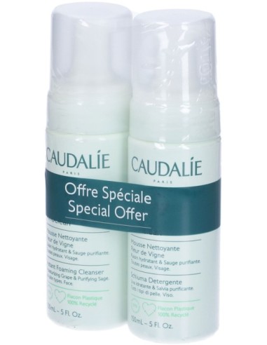 Caudalie Vinoclean Schiuma Detergente 150ml+150ml