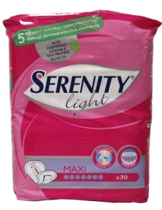 Serenity Light Lady Pannolone Incontinenza Maxi 30 Pezzi