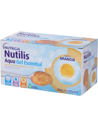 NUTILIS AQUA GEL ARANCIA 4 PEZZI DA 125 G