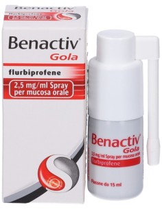 Benactiv Gola Spray 15ml 0,25%
