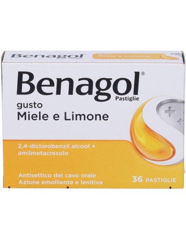 Benagol Aroma Miele e Limone 36 Pastiglie