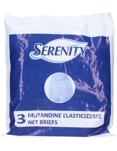 Serenity Mutandine Elastiche a Rete Taglia M 3...