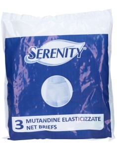 Serenity Mutandine Elastiche a Rete Taglia XL 3 Pezzi