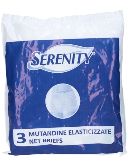Serenity Mutandine Elastiche a Rete Taglia XL 3 Pezzi