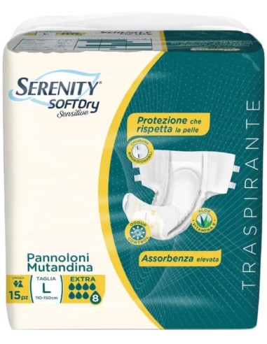 Serenity Soft Dry Sensitive Pannolone Mutandina...