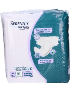 Serenity Softdry Sensitive Maxi XL Pannoloni Mutandina 15...