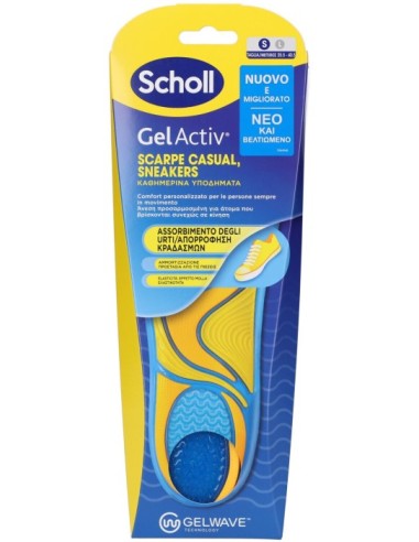 Scholl Gel Activ Solette Casual Snickers Taglia...