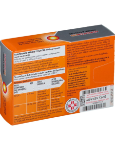 Nurofenkid Febbre Dolore 24 Capsule Molli Masticabili 100mg 2