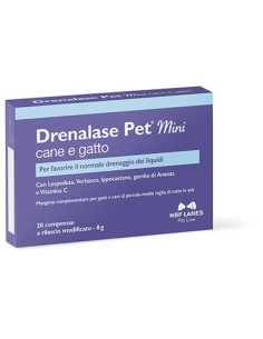 DRENALASE PET MINI CANE GATTO 20 COMPRESSE