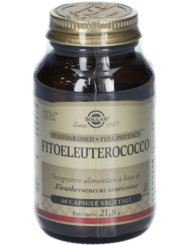 Solgar Fitoeleuterococco 60 Capsule Vegetali