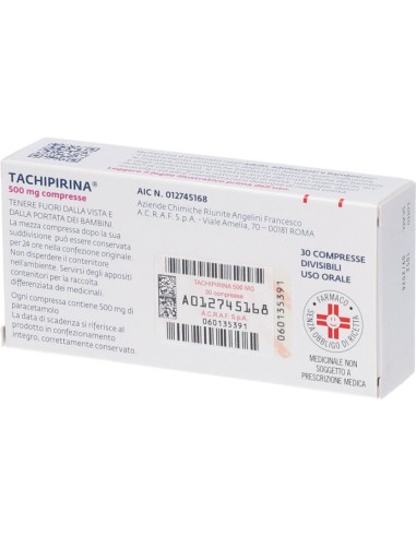 Tachipirina 500mg 30 Compresse