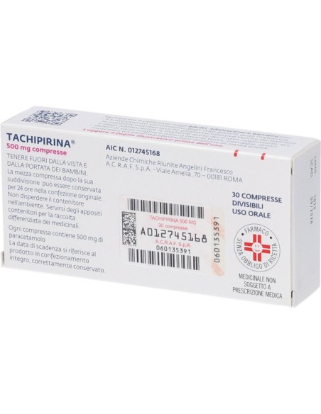 Tachipirina 500mg 30 Compresse