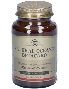 Solgar Natural Oceanic Betacaro 60 Perle Softgels