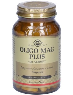 Solgar Oligo Mag Plus 100 Tavolette