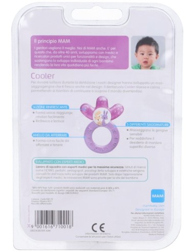 Mam Cooler Dentaruolo per Bambine 4 Mesi+ 1 Pezzo