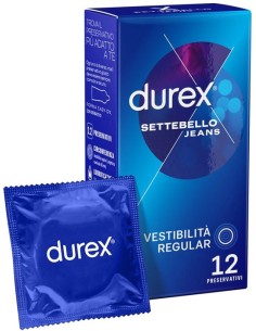 Durex Settebello Jeans Profilattico 12 Pezzi