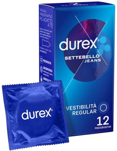 Durex Settebello Jeans Profilattico 12 Pezzi