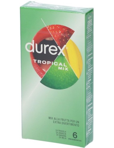Durex Tropical Mix Profilattici 6 Pezzi
