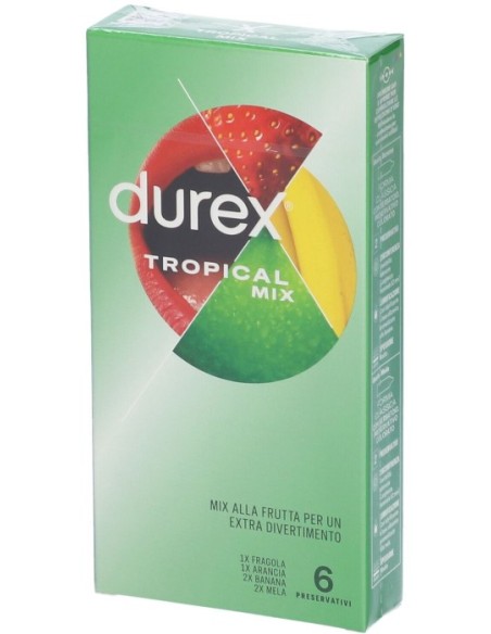 Durex Tropical Mix Profilattici 6 Pezzi