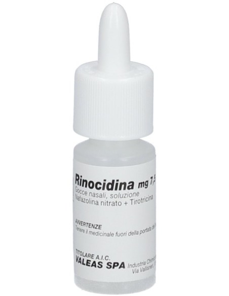 Rinocidina Gocce Nasali 15ml 7,5mg+3mg