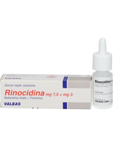 Rinocidina Gocce Nasali 15ml 7,5mg+3mg