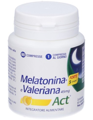 Melatonina+Forte 5 Complex e Valeriana Act 60...