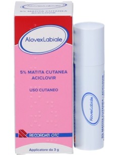 Alovexlabiale Matita Cutanea 3g 5%