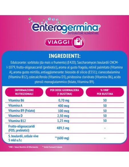Enterogermina Viaggi 12 Bustine