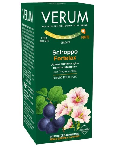 VERUM FORTELAX SCIROPPO FRUTTATO 126 G NEW