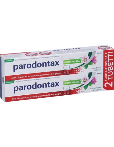 Parodontax Menta Fresca Dentifricio 2x75ml