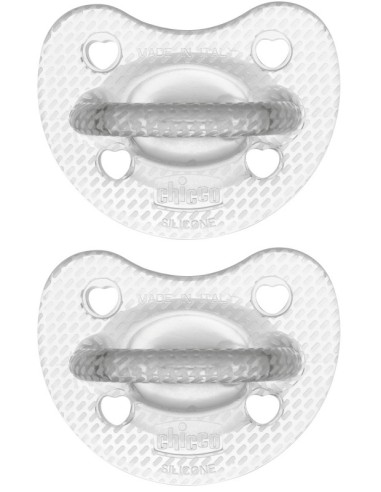 CHICCO GOMMOTTO SILICONE CRYSTAL 6-16 MESI 2 PEZZI