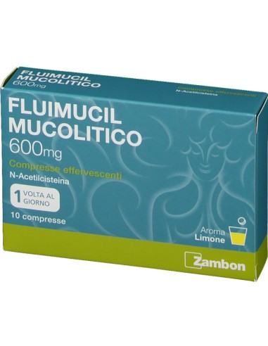 Fluimucil Mucolitico 10 Compresse Effervescenti...