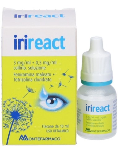 Irireact Collirio 1 Flacone Da 10ml 3mg/ml +...