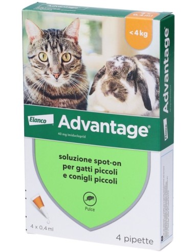 Advantage Spot On 4 Pipette 0,4ml...