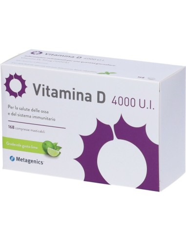 Vitamina D 4000 UI 168 Compresse Masticabili