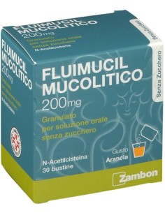 Fluimucil Mucolitico 30 Bustine Gusto Arancia Senza...