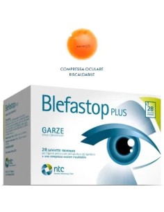 Blefastop Plus Garza Cotone Piegata con Filo 28 Salviette...