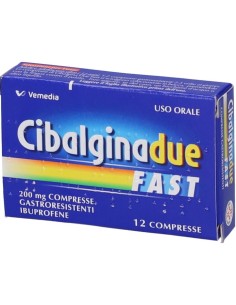 Cibalgina Due Fast 12 Compresse Gastroresistenti 200mg