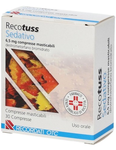 Recotuss Sedativo 30 Compresse 6,5mg