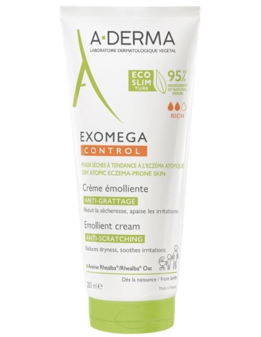 A-Derma Exomega Control Crema Emolliente Anti-Grattage 200ml