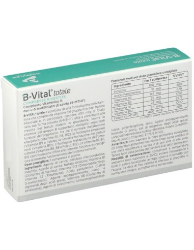 B-Vital Totale 30 Compresse Rivestite