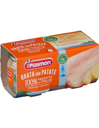 Plasmon Omogeneizzato Orata Patate 2x80g
